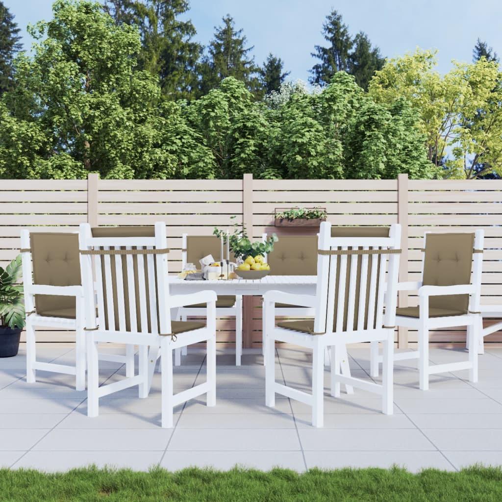 VidaXL Gartenstuhlauflage für niedriglehner gewebe