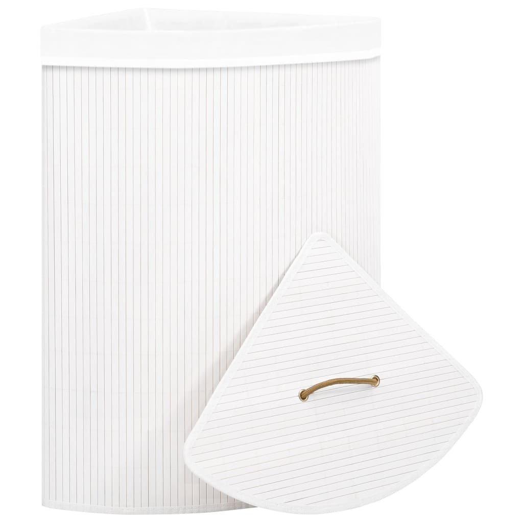 VidaXL Eck-wäschekorb bambus