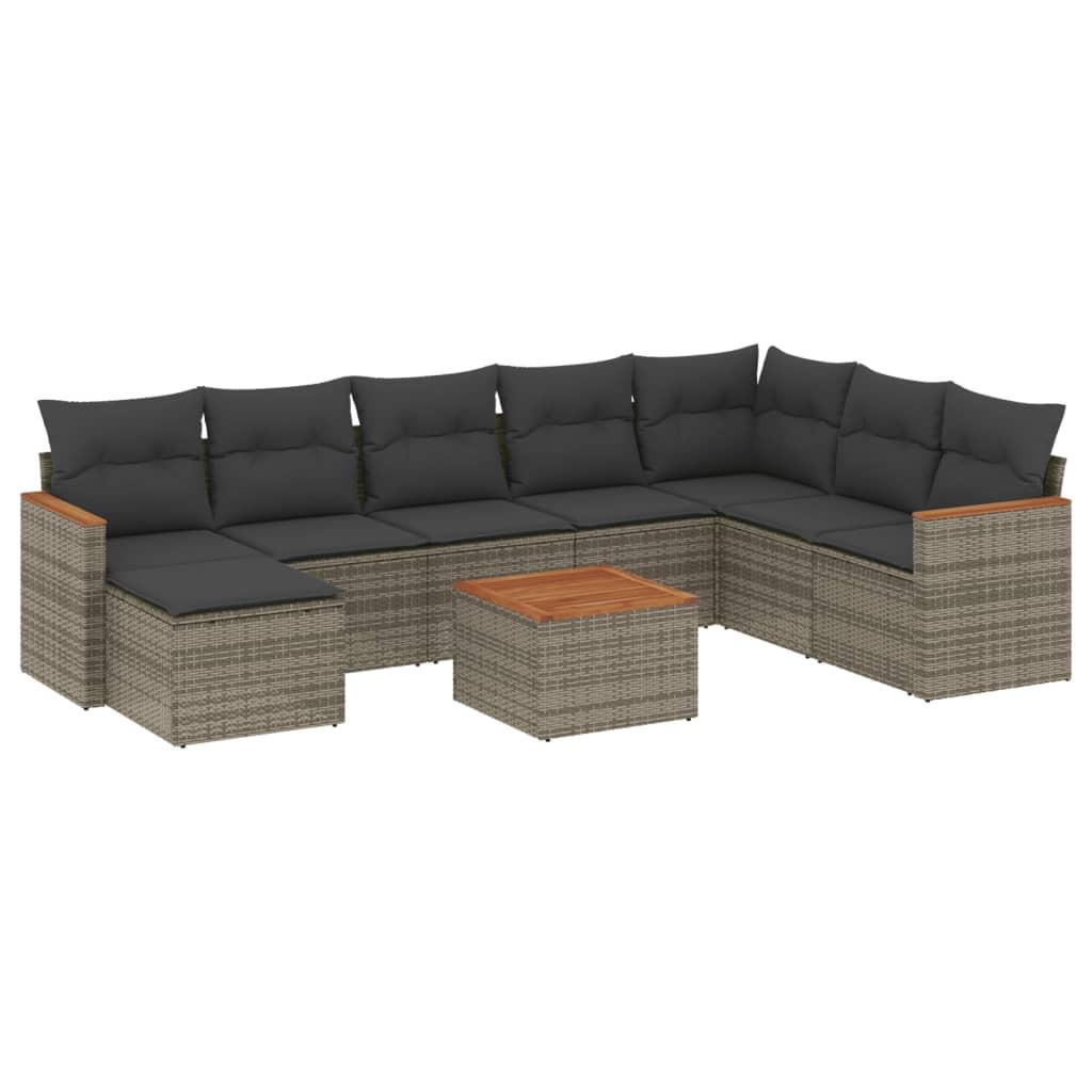 VidaXL Garten sofagarnitur poly-rattan