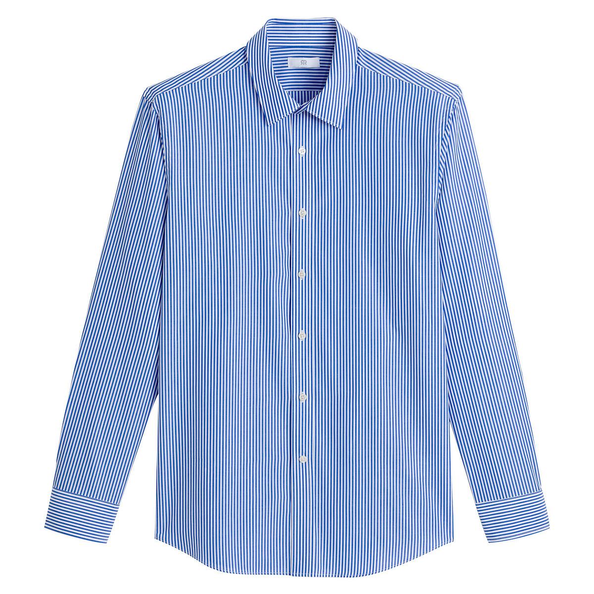 La Redoute Collections Slim Fit Gestreiftes Baumwollhemd