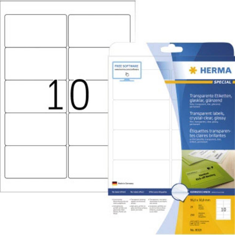 HERMA Folienetikett 96x50.8mm tr 250 St./Pack