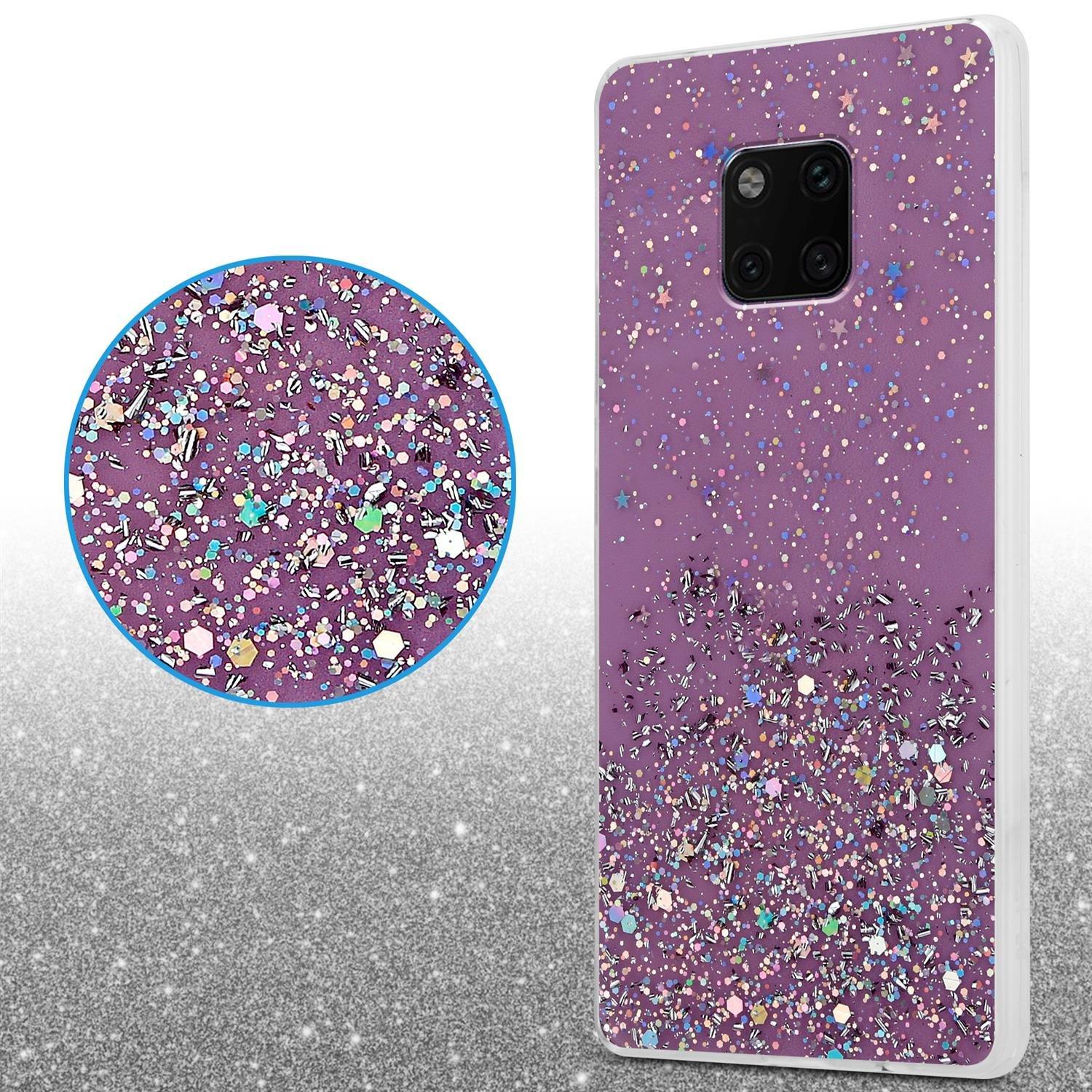 Cadorabo Hülle für Huawei MATE 20 PRO TPU Silikon mit funkelnden Glitter