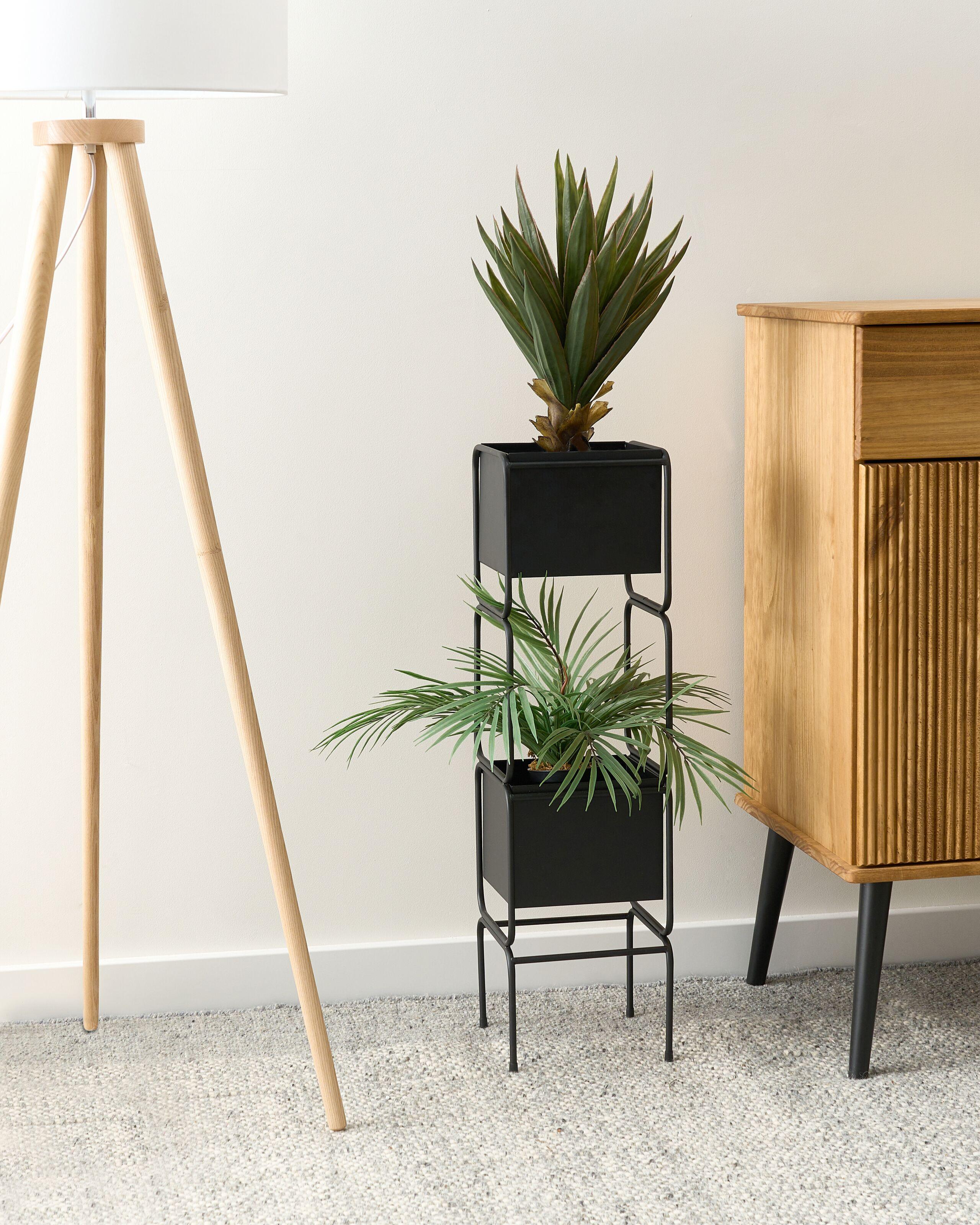 Beliani Pflanzenständer aus Eisen Modern COTINUS
