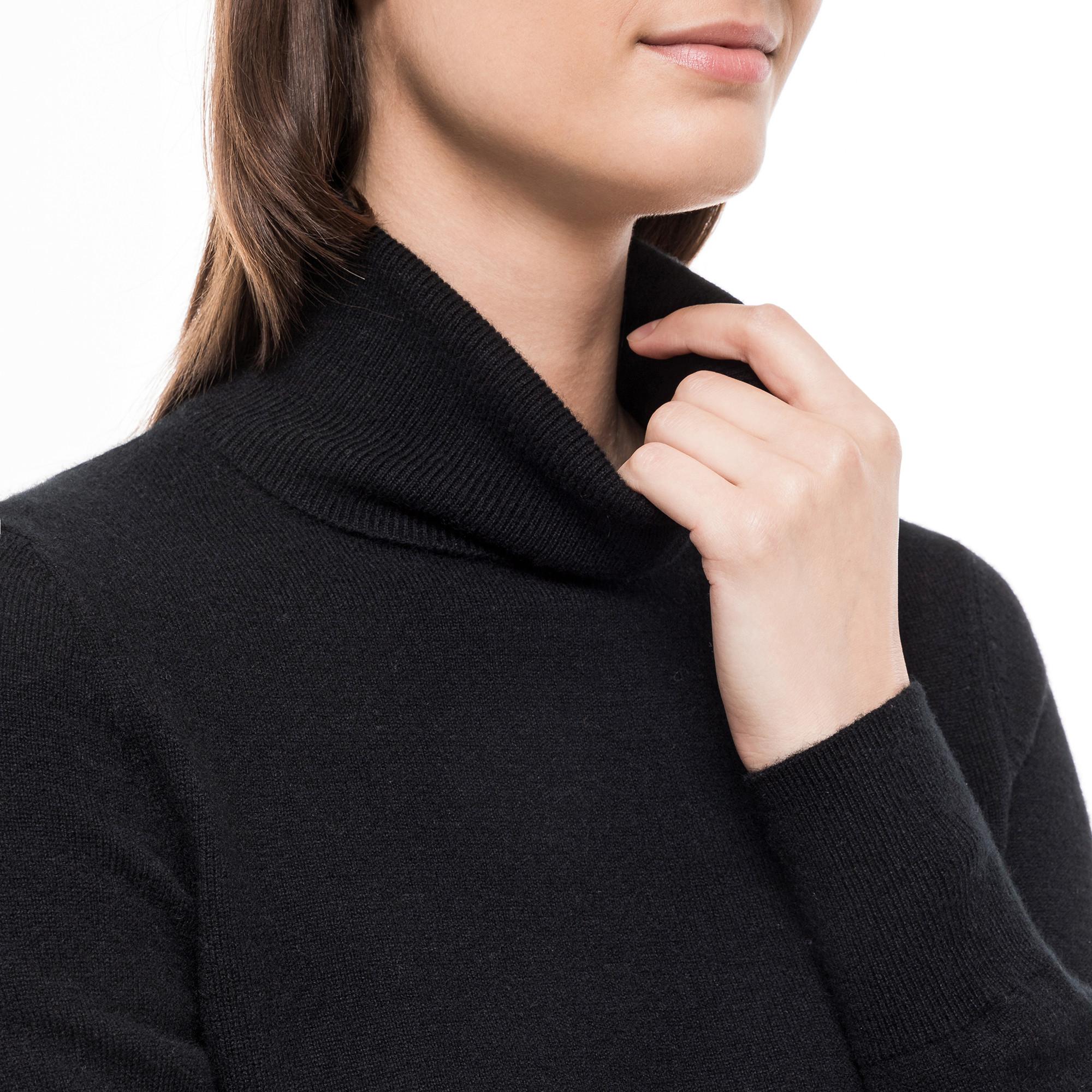 Manor Woman Bio-Cashmere Pullover, Rollkragen