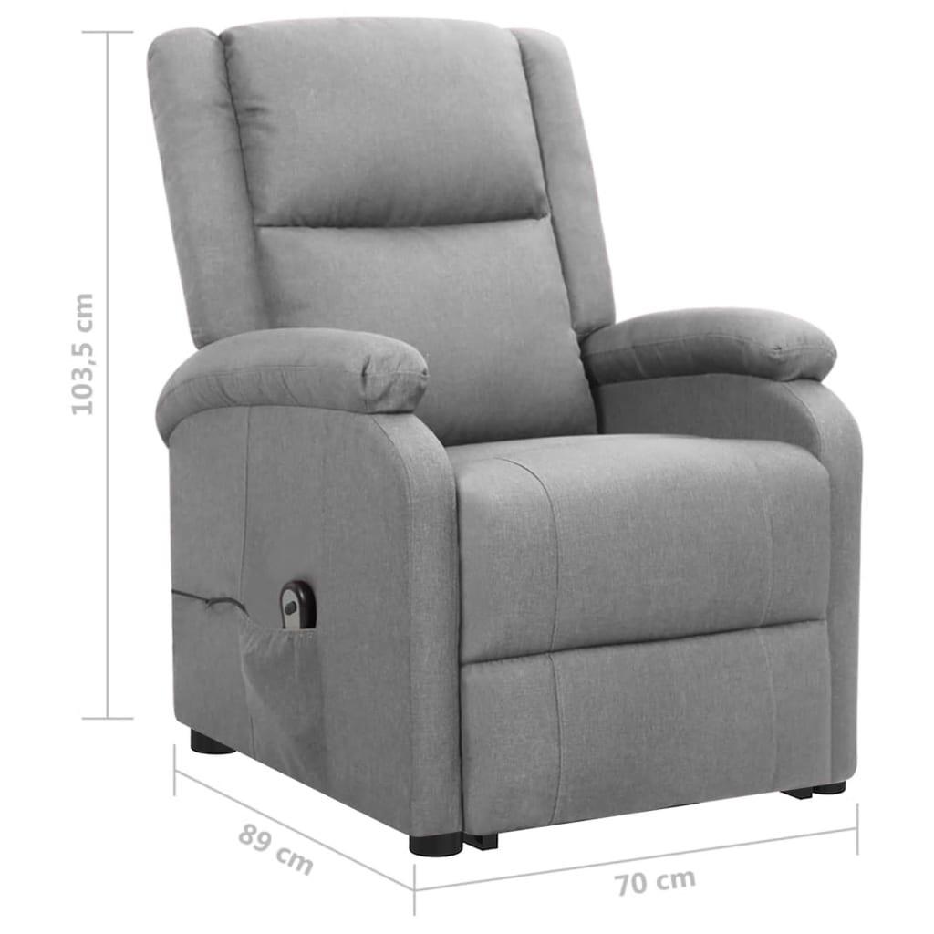 VidaXL Relaxsessel mit aufstehhilfe gewebe