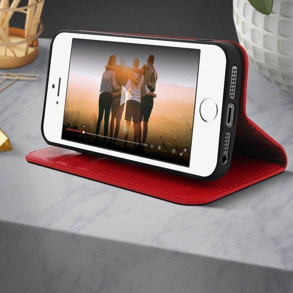 Avizar iPhone 5, 5s, SE Schutzhülle Echtleder