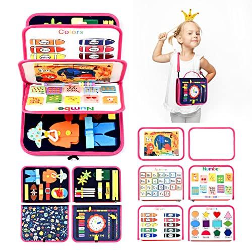 Activity-board Busy Board Spielzeug Activity Board Baby Sensorik Spielzeug Motorikspielzeug 5-Schichten Quiet Book