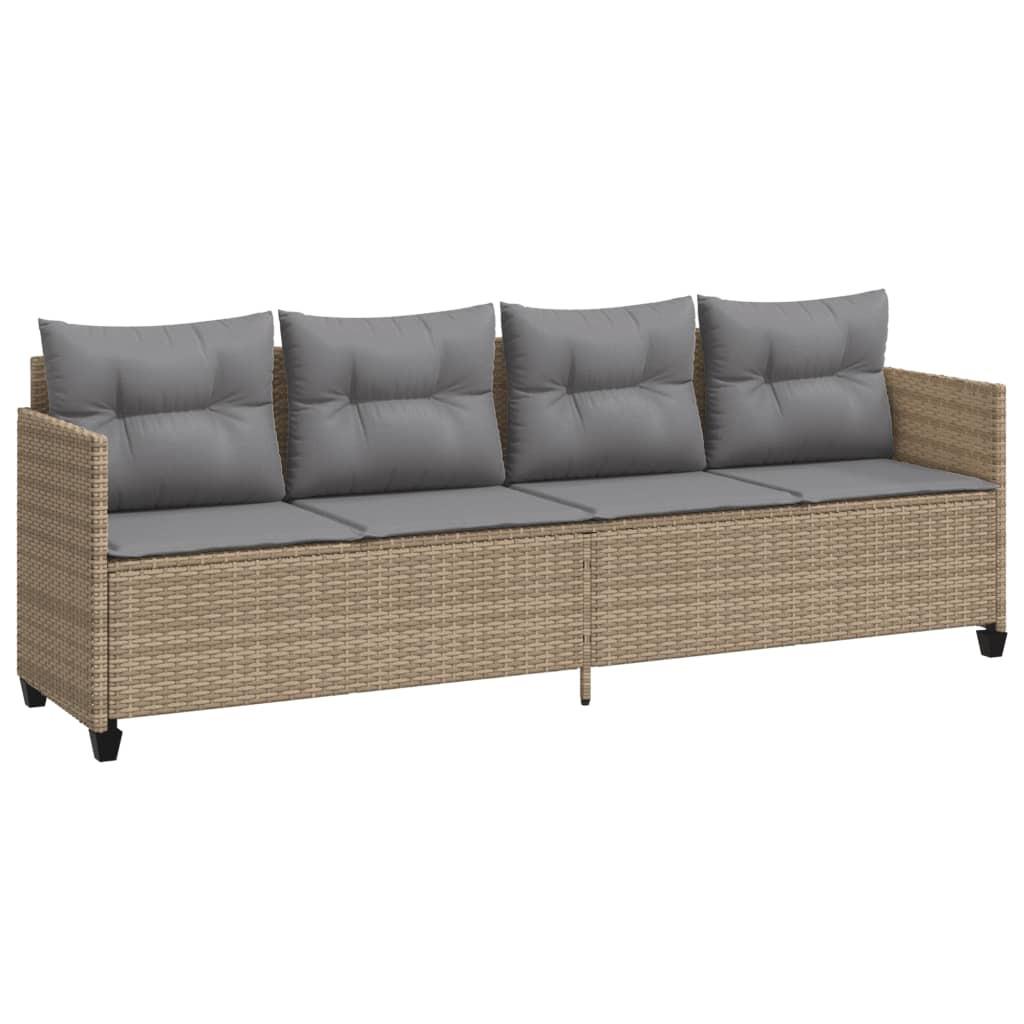 VidaXL Garten sofagarnitur poly-rattan