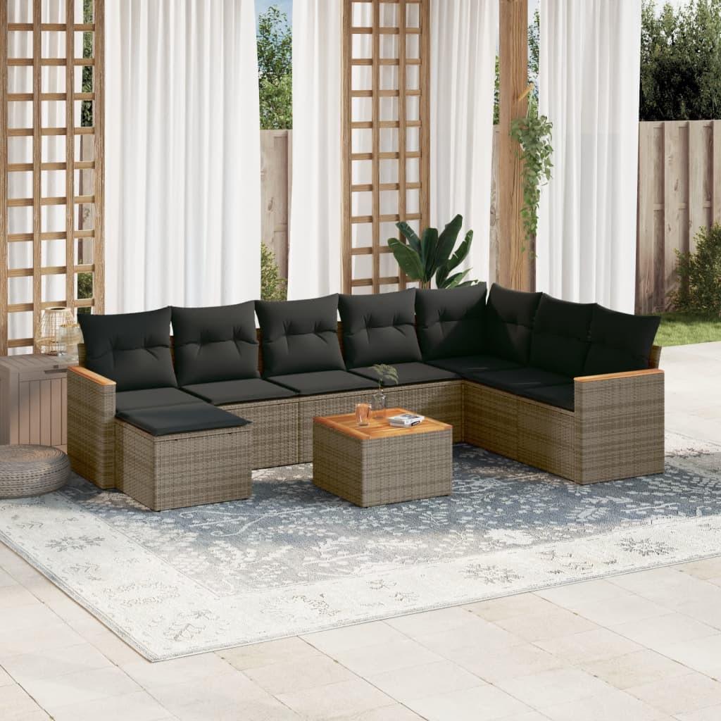 VidaXL Garten sofagarnitur poly-rattan