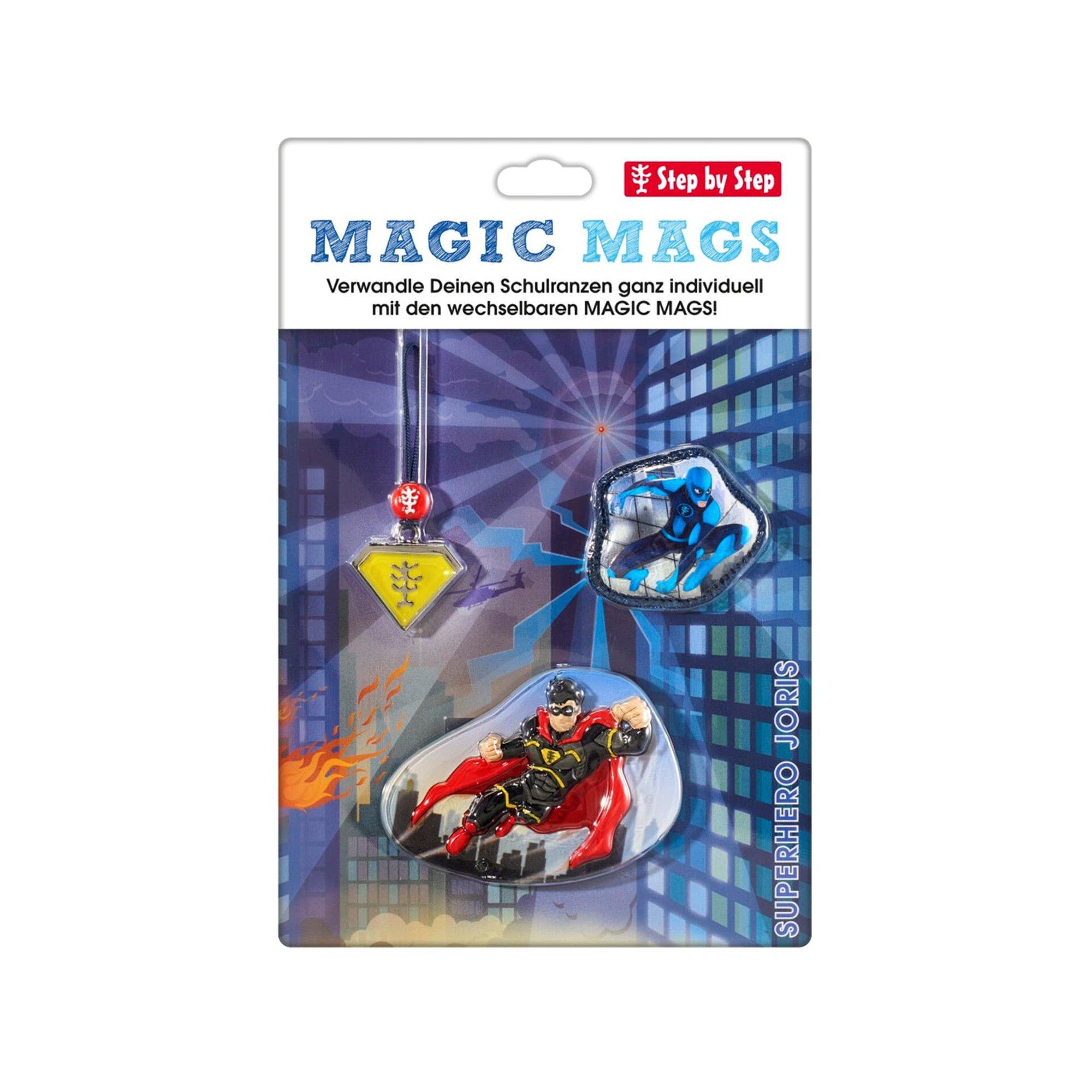 Step by Step Tornister Anhänger Set MAGIC MAGS, Superhero Joris