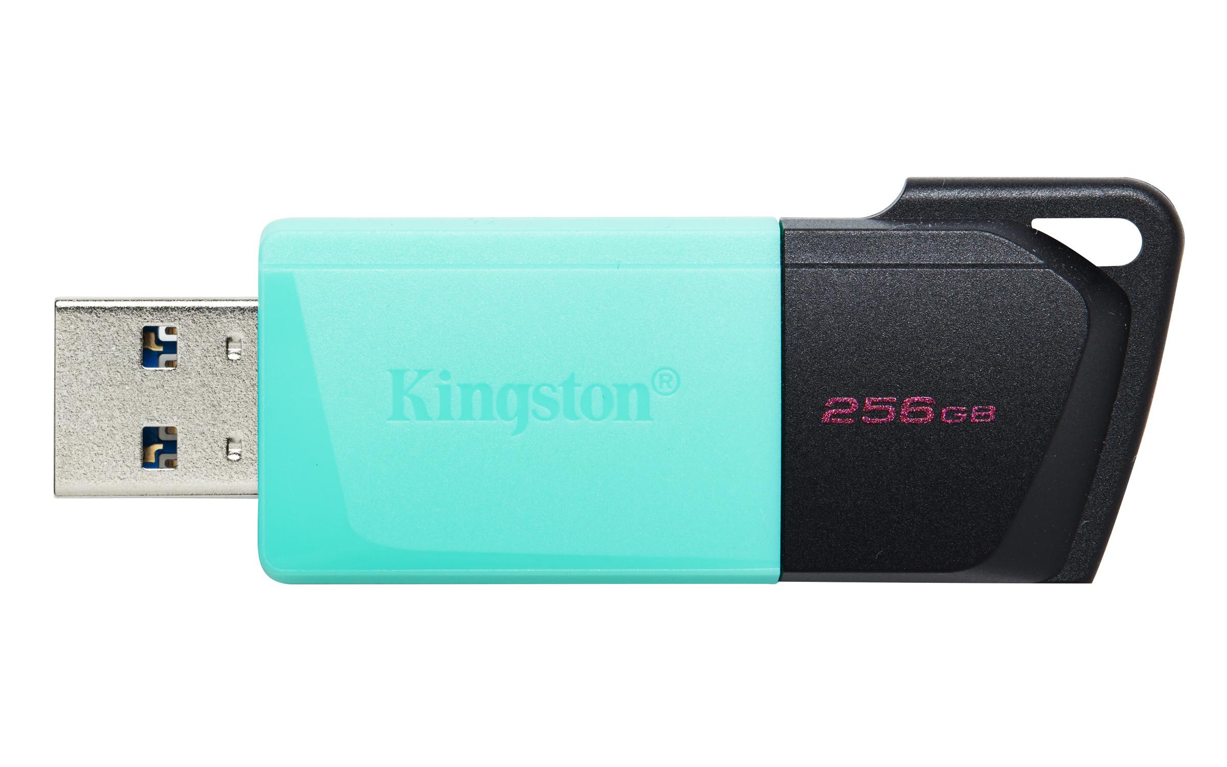KINGSTON TECHNOLOGY Kingston Technology DataTraveler 256GB USB3.2 Gen1 Exodia M (Schwarz + Türkis)