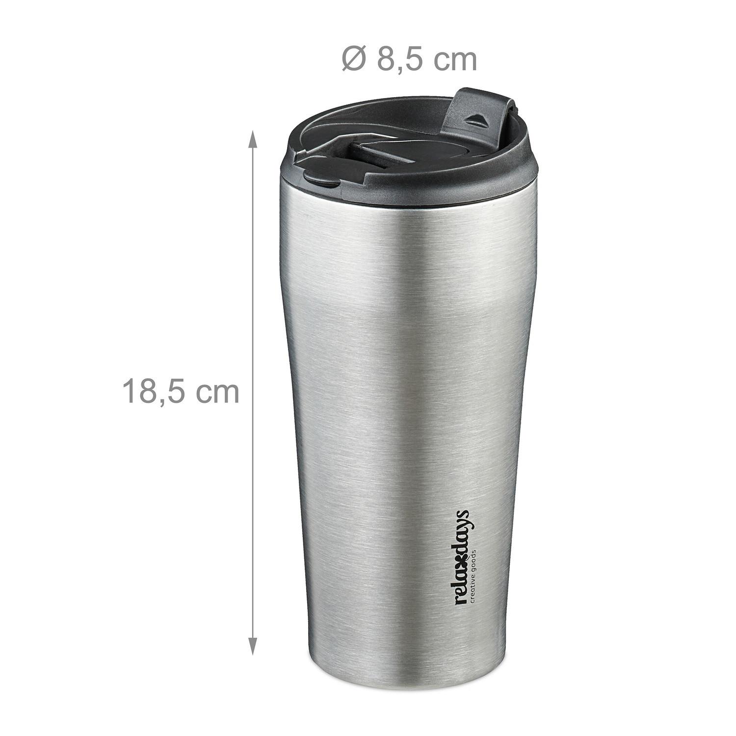 Northix Thermosbecher Edelstahl 400 ml