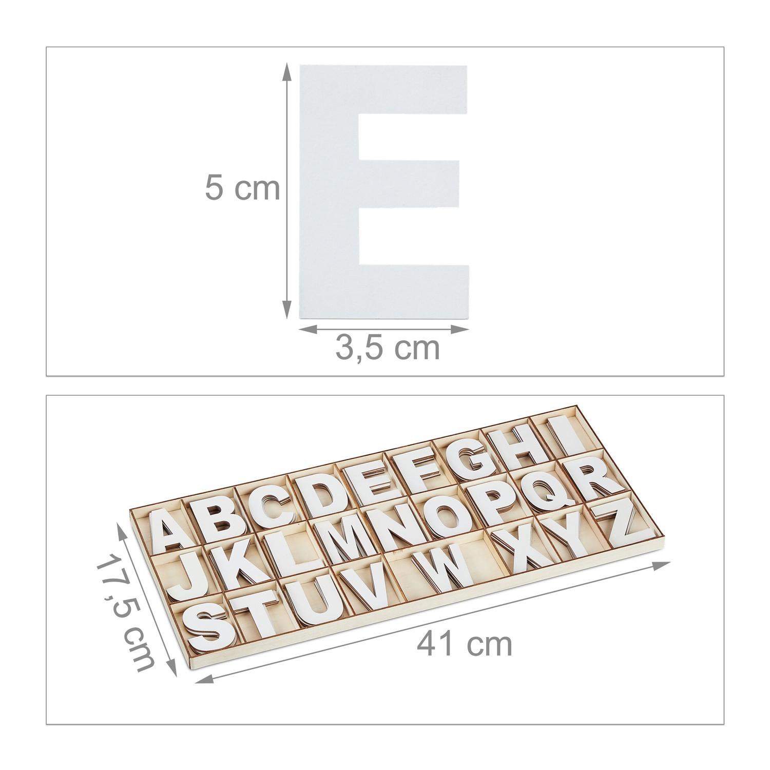 B2X XL-Buchstabenset aus Holz 104 Teile