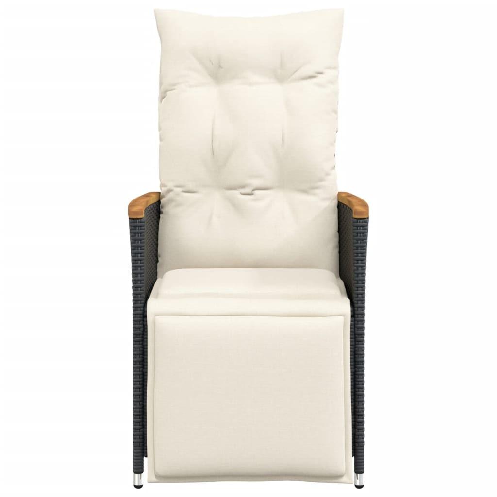 VidaXL Gartensessel verstellbar poly-rattan