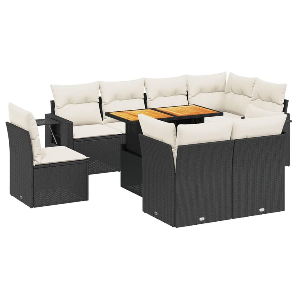 VidaXL Garten sofagarnitur poly-rattan