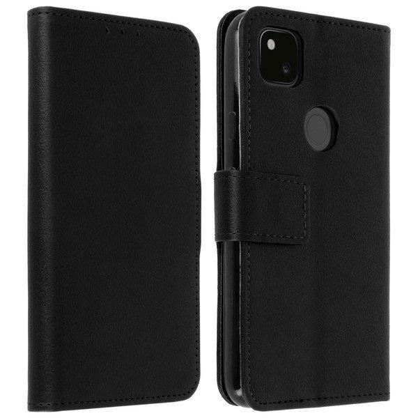 Avizar Bookcover Google Pixel 4A Schwarz