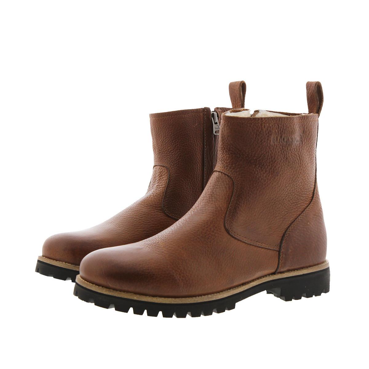Blackstone schuhe zipper boot - fur