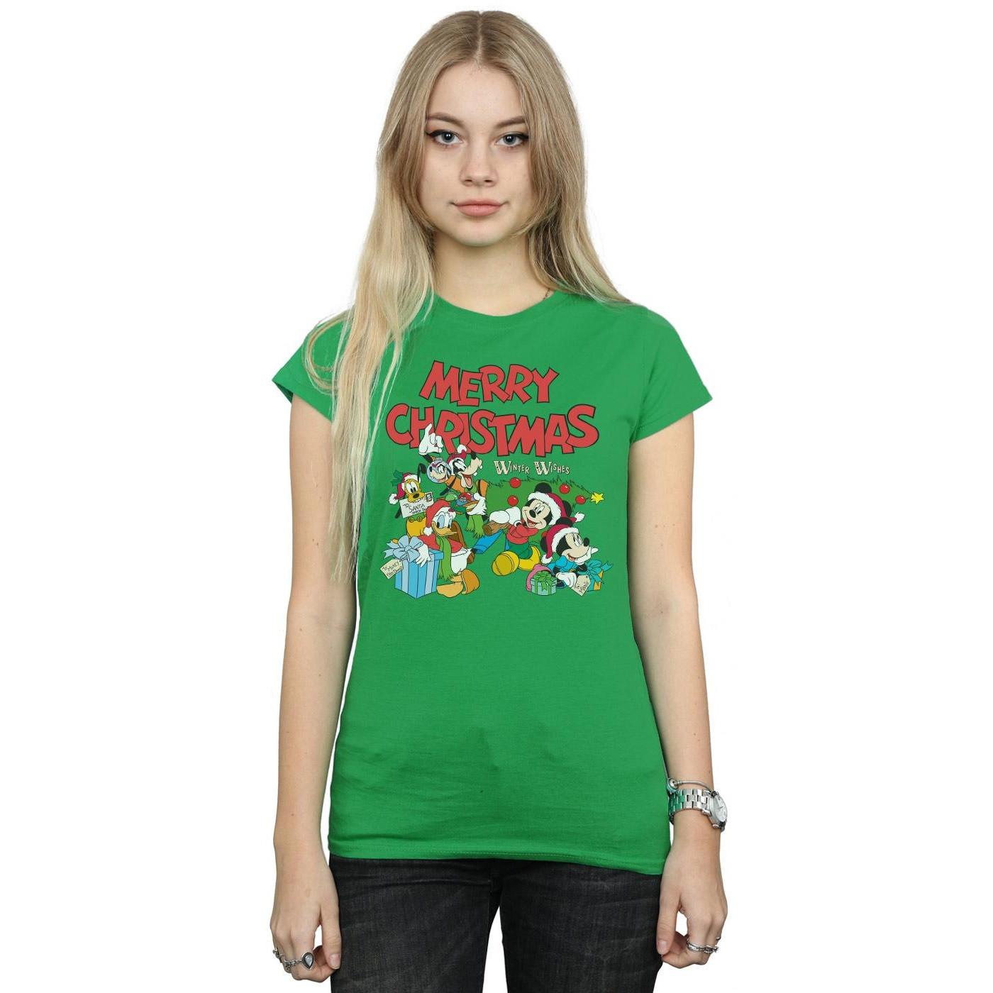 Disney Mickey Mouse And Friends Winter Wishes T-Shirt