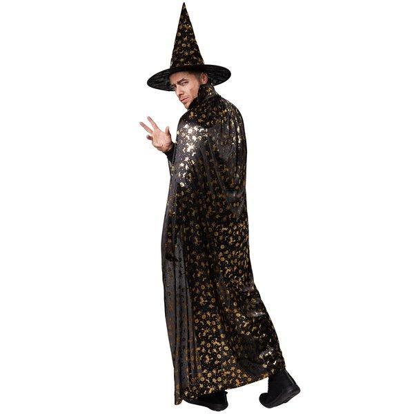 Tectake Unisex Erwachsene Set Hut und Umhang Halloween
