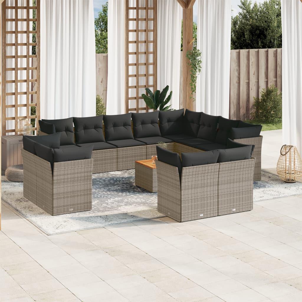 VidaXL Garten sofagarnitur poly-rattan