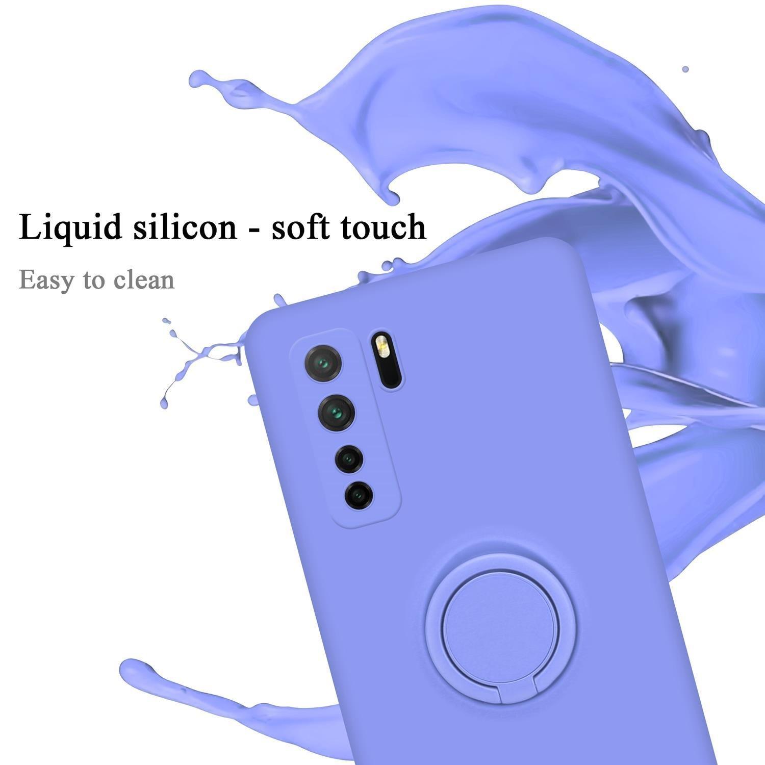 Cadorabo Hülle für Huawei NOVA 6 SE P40 LITE NOVA 7i TPU Silikon mit Ring Liquid