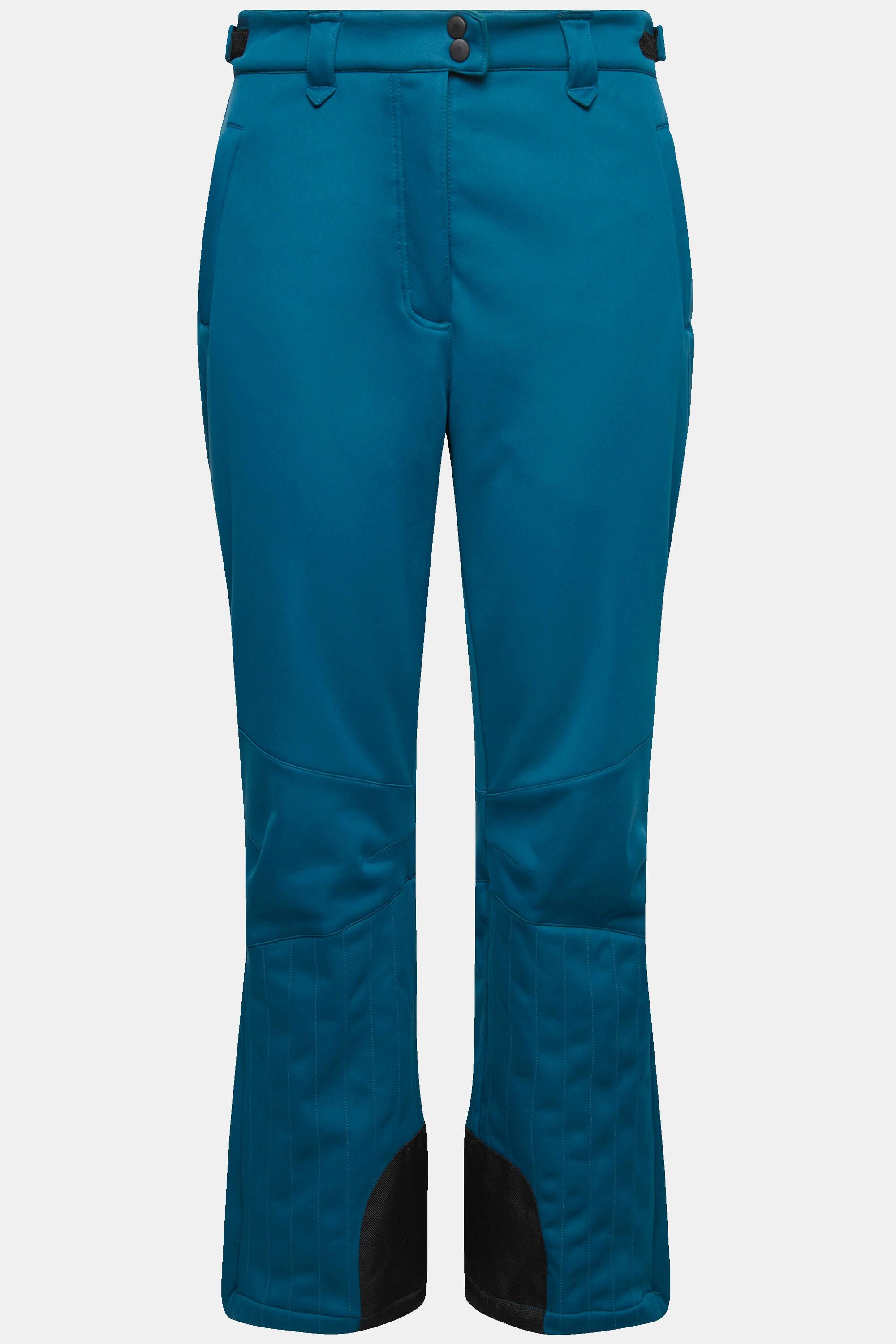 Ulla Popken Softshellhose wasserabweisend mit Klettriegel und Schneefang