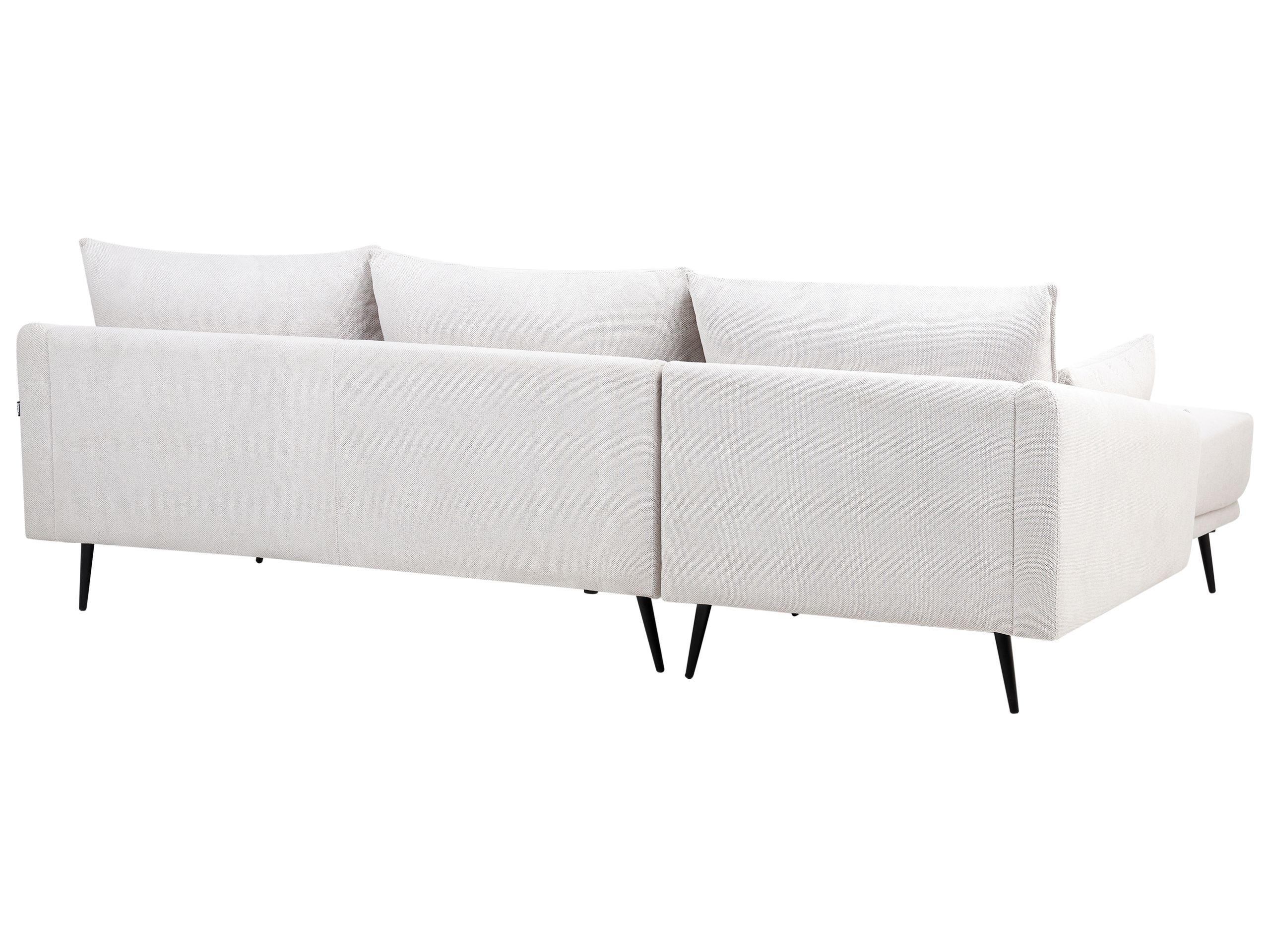Beliani Ecksofa aus Polyester Klassisch VARDE