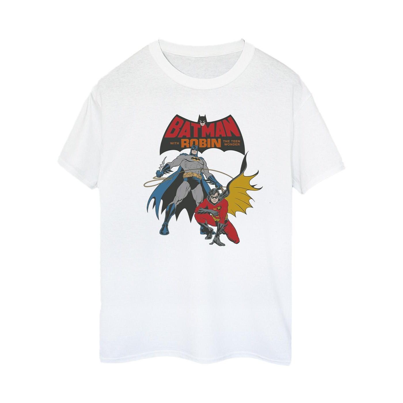 DC COMICS Batman und Robin bedrucktes T-Shirt