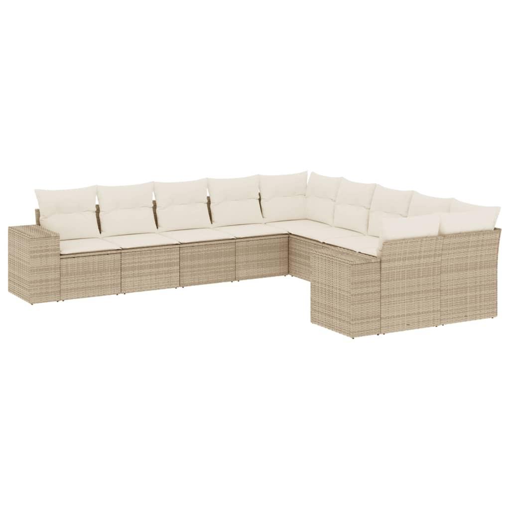 VidaXL Garten sofagarnitur poly-rattan