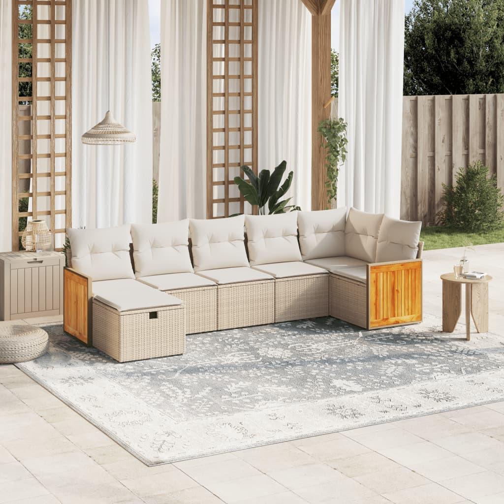 VidaXL Garten sofagarnitur poly-rattan
