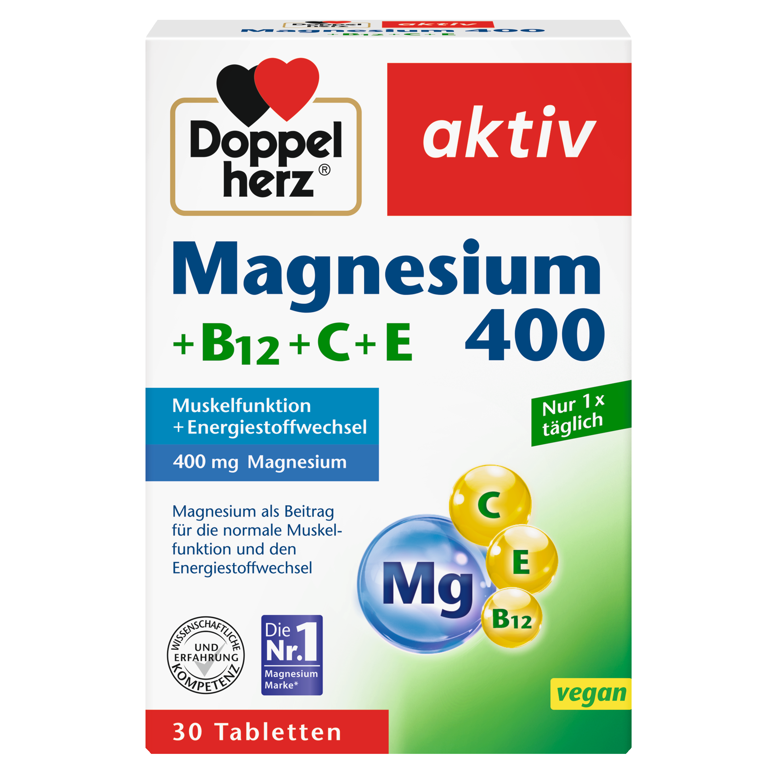 Doppelherz Magnesium 400 B12 C E