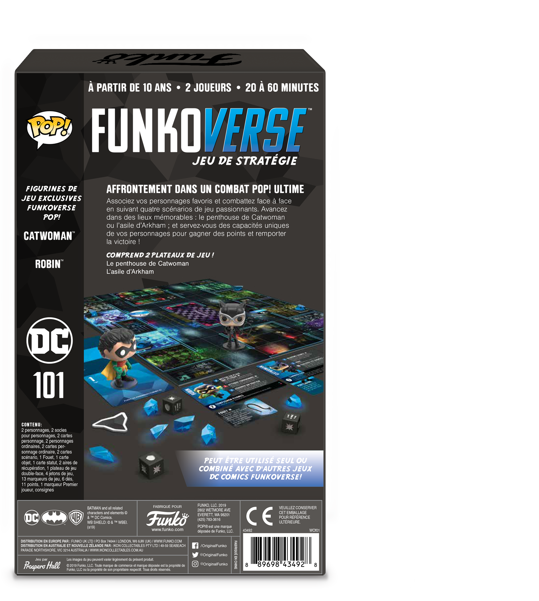 Funko Funkoverse DC Brettspiel Erweiterungspaket (Französisch)