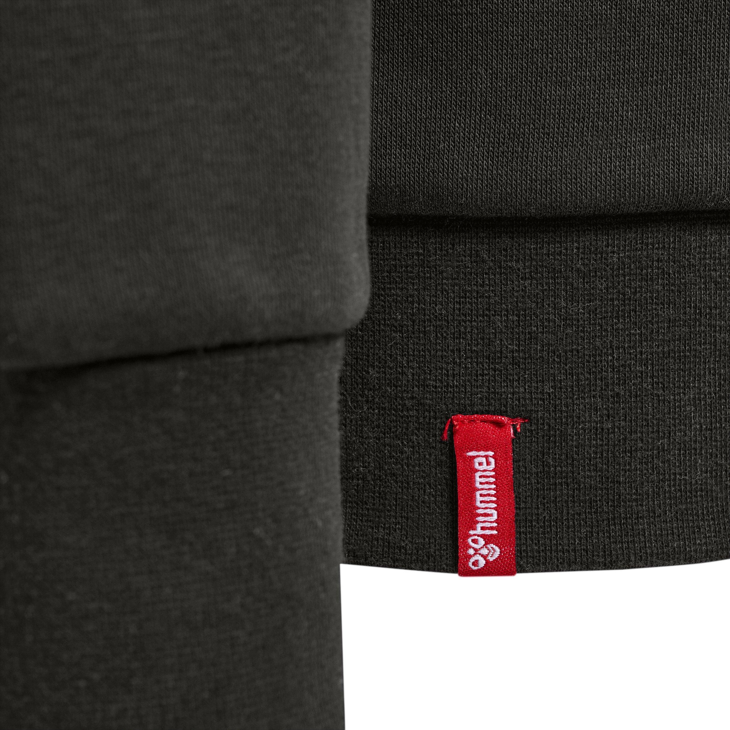 Hummel kapuzenpullover mit reißverschluss, damen red heavy