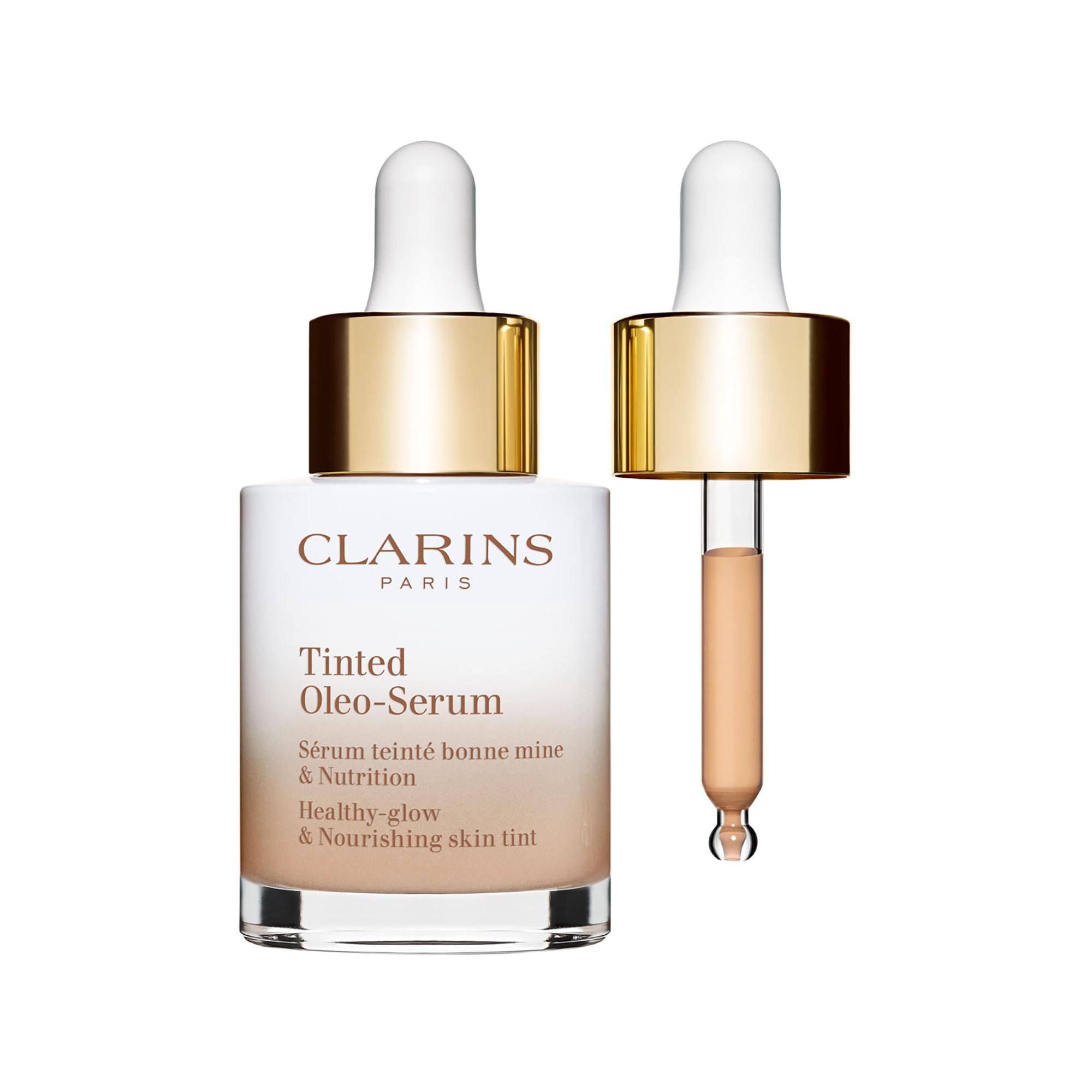 CLARINS TINTED OLEO-SERUM Tinted Oleo-Serum - Nährendes, getöntes Serum für einen gepflegten Teint