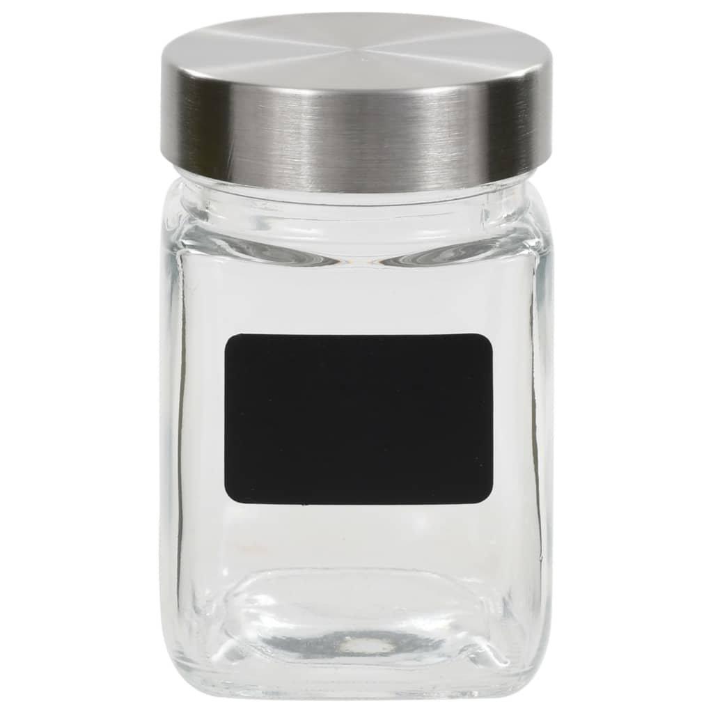 VidaXL Vorratsgläser mit aufkleber 12 stk. glas