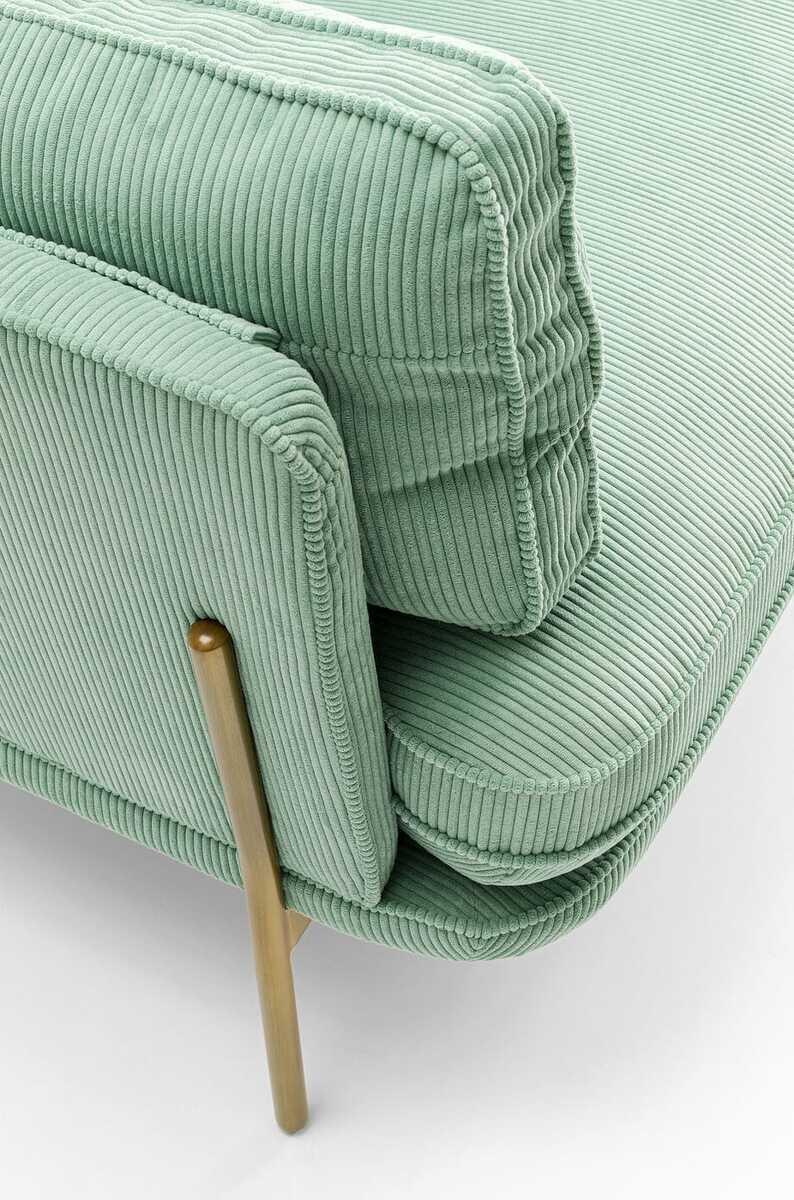 KARE Design Sofa Shirly 3-Sitzer Mint