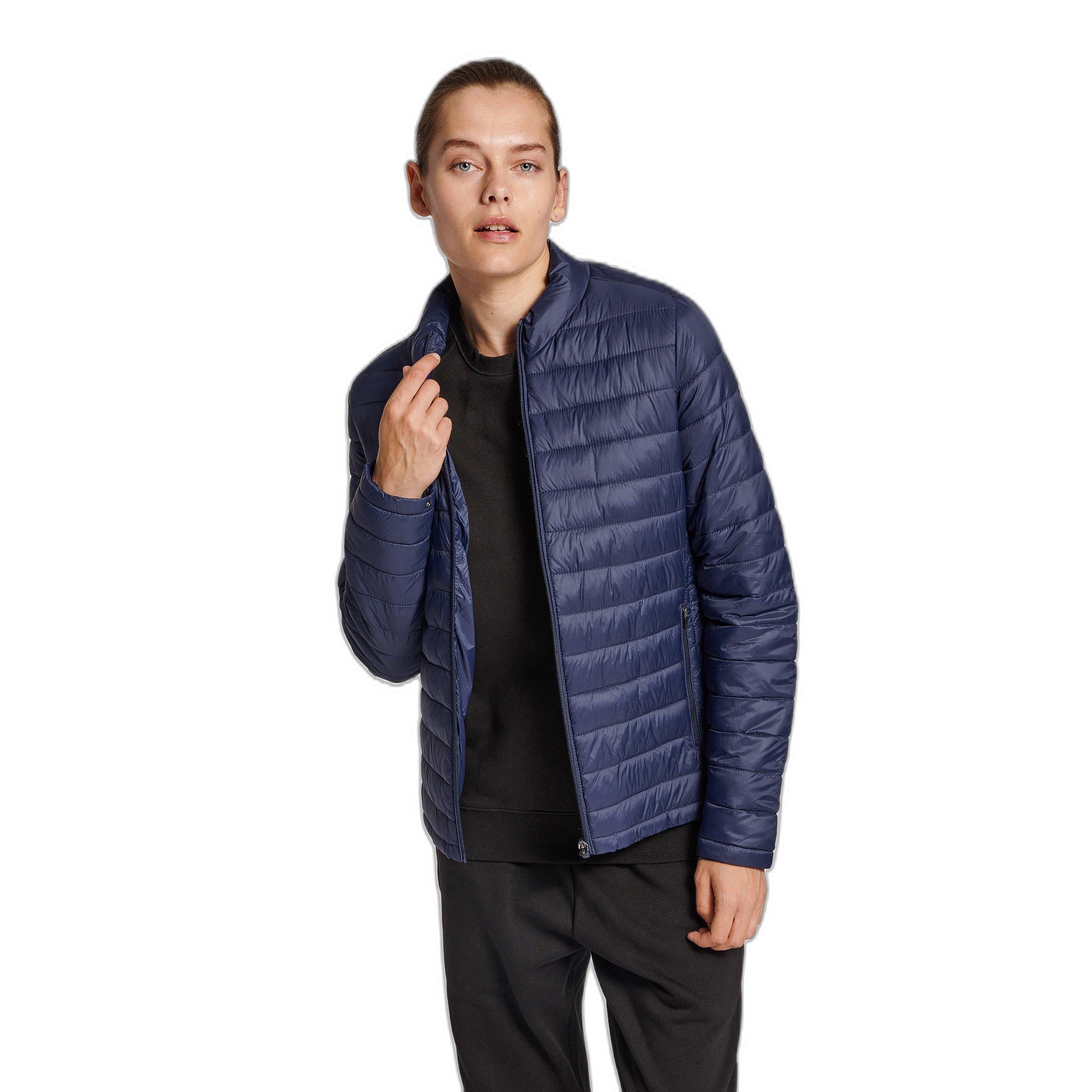 Hummel damen-daunenjacke red