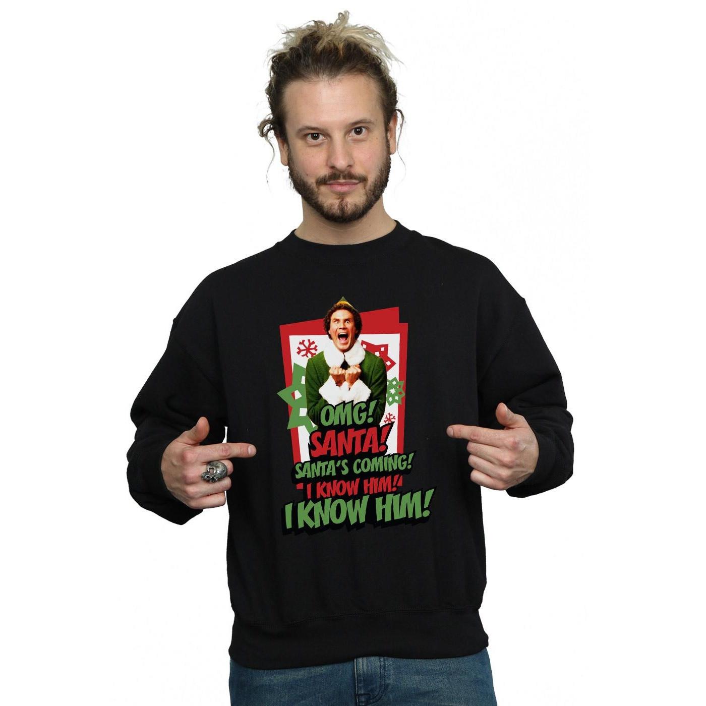 Elf OMG Santa Sweatshirt