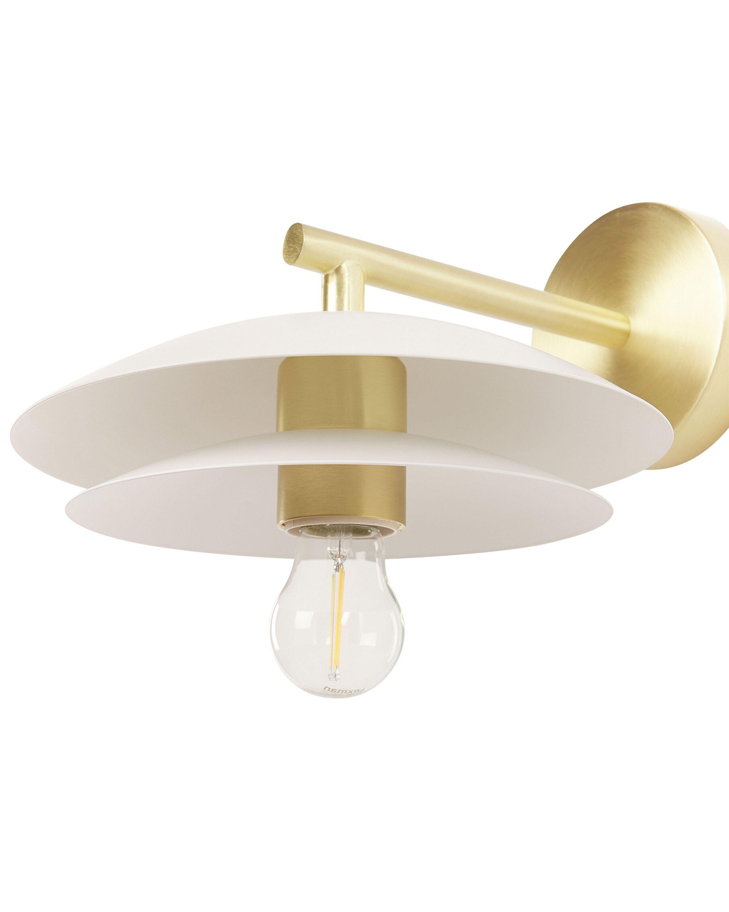 Beliani Wandlampe aus Stahl Modern LASOLO