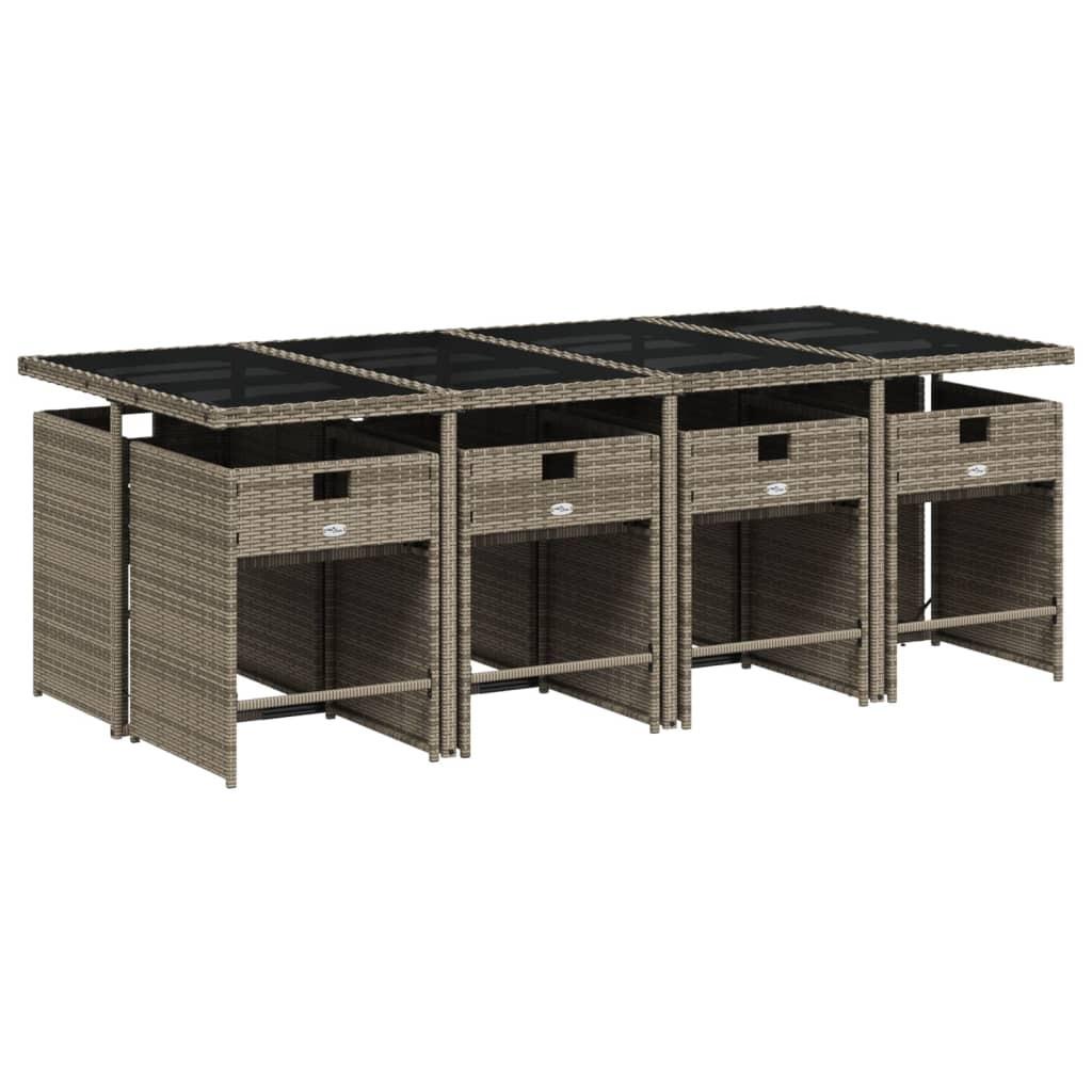 VidaXL Garten essgruppe poly-rattan