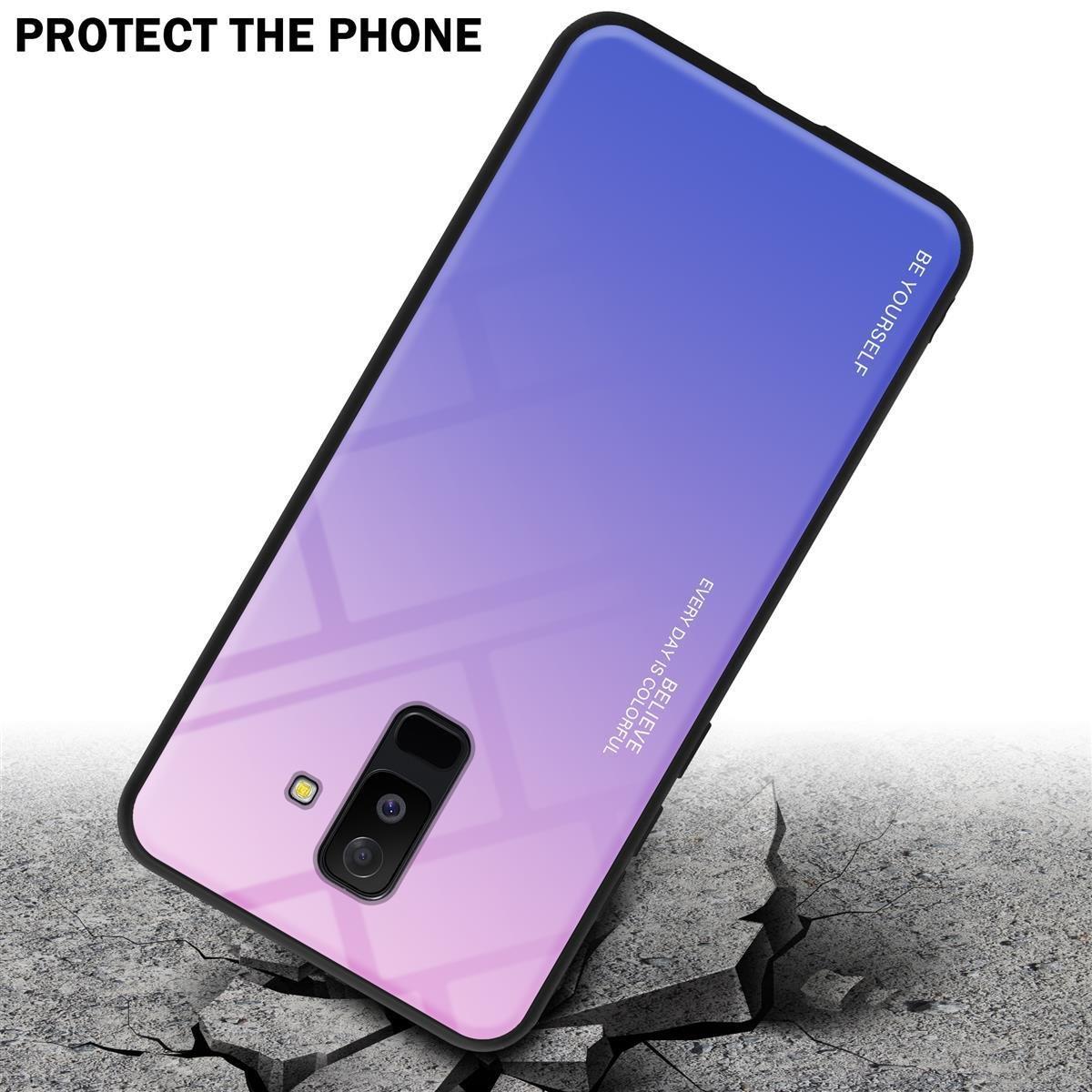 Cadorabo Hülle für Samsung Galaxy A6 PLUS 2018 Zweifarbig