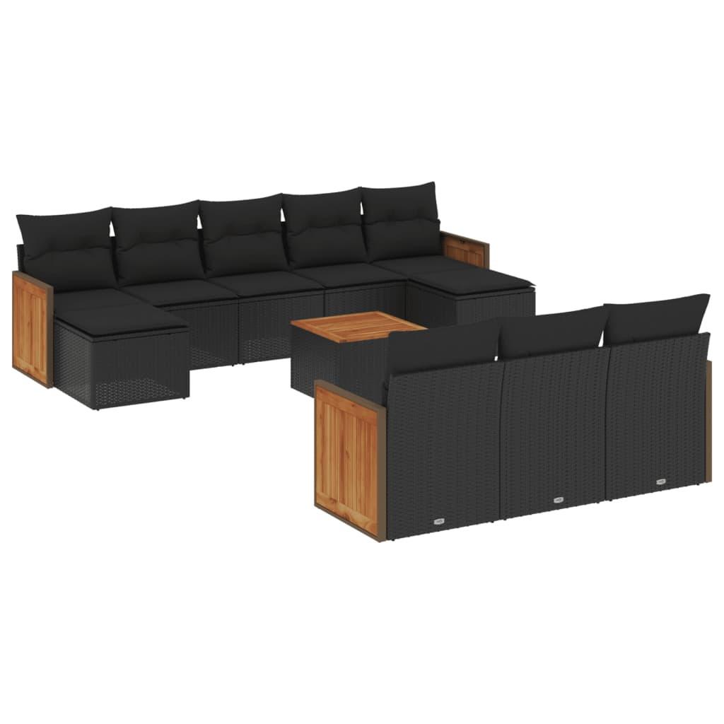VidaXL Garten sofagarnitur poly-rattan