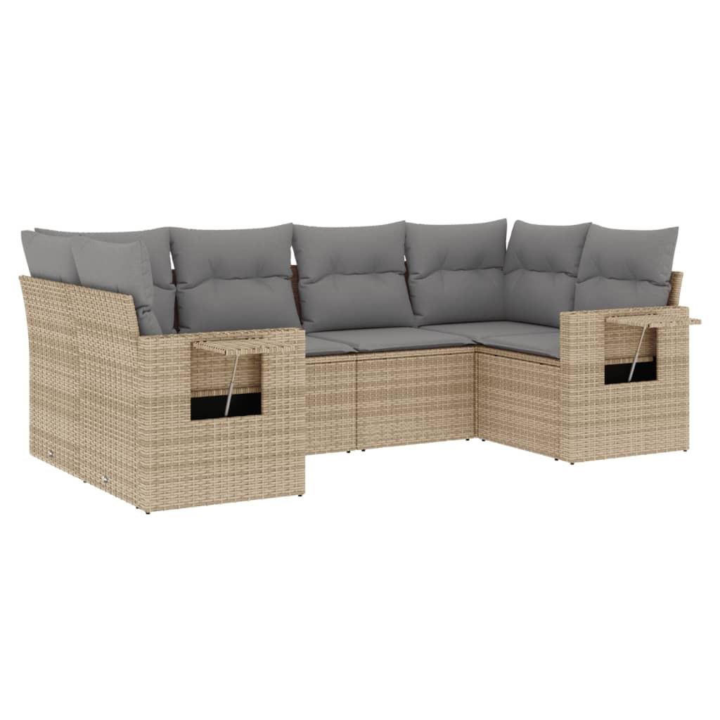 VidaXL Garten sofagarnitur poly-rattan