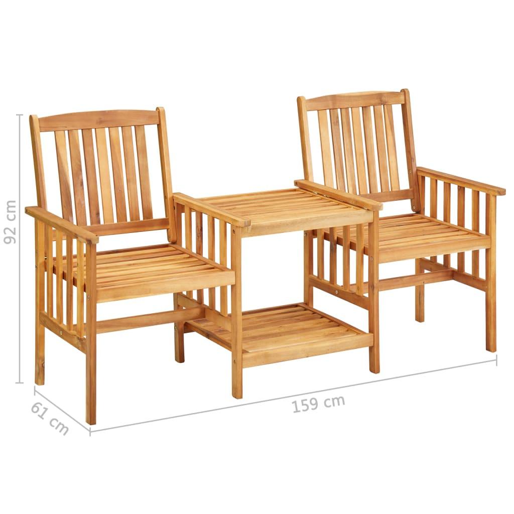 VidaXL Bistro-set akazienholz