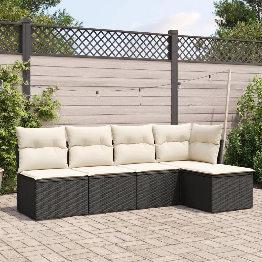 VidaXL Garten sofagarnitur poly-rattan