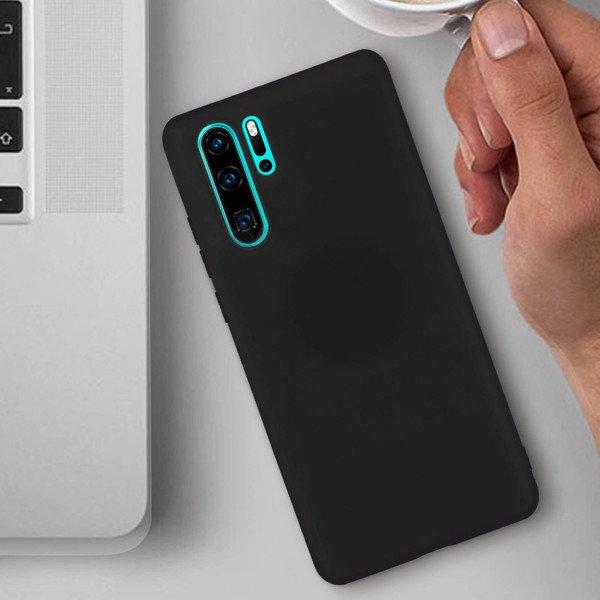 Avizar Huawei P30 Pro Soft Touch Hülle Schwarz