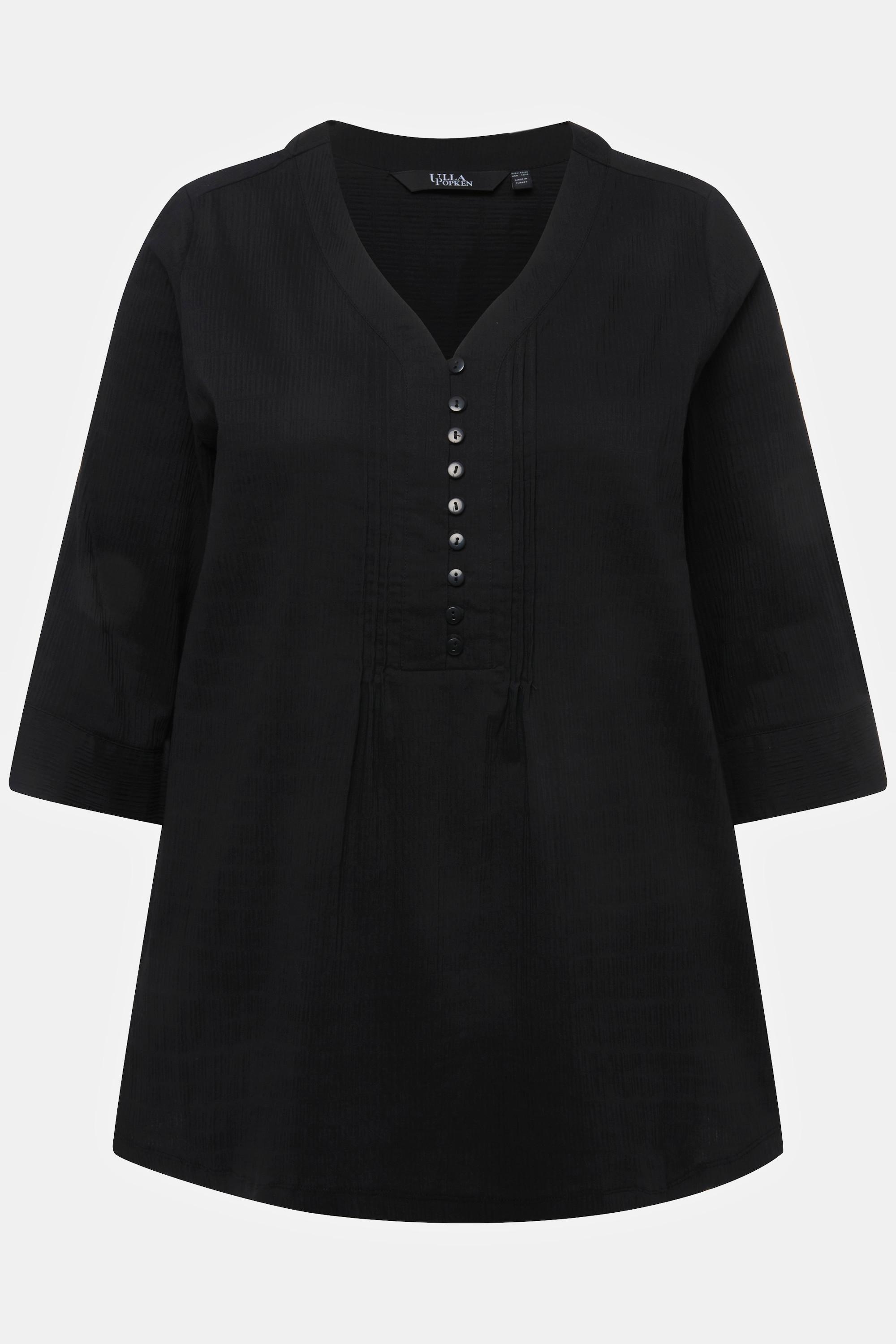 Ulla Popken Bubble Tunika Biesen 3/4 Arm
