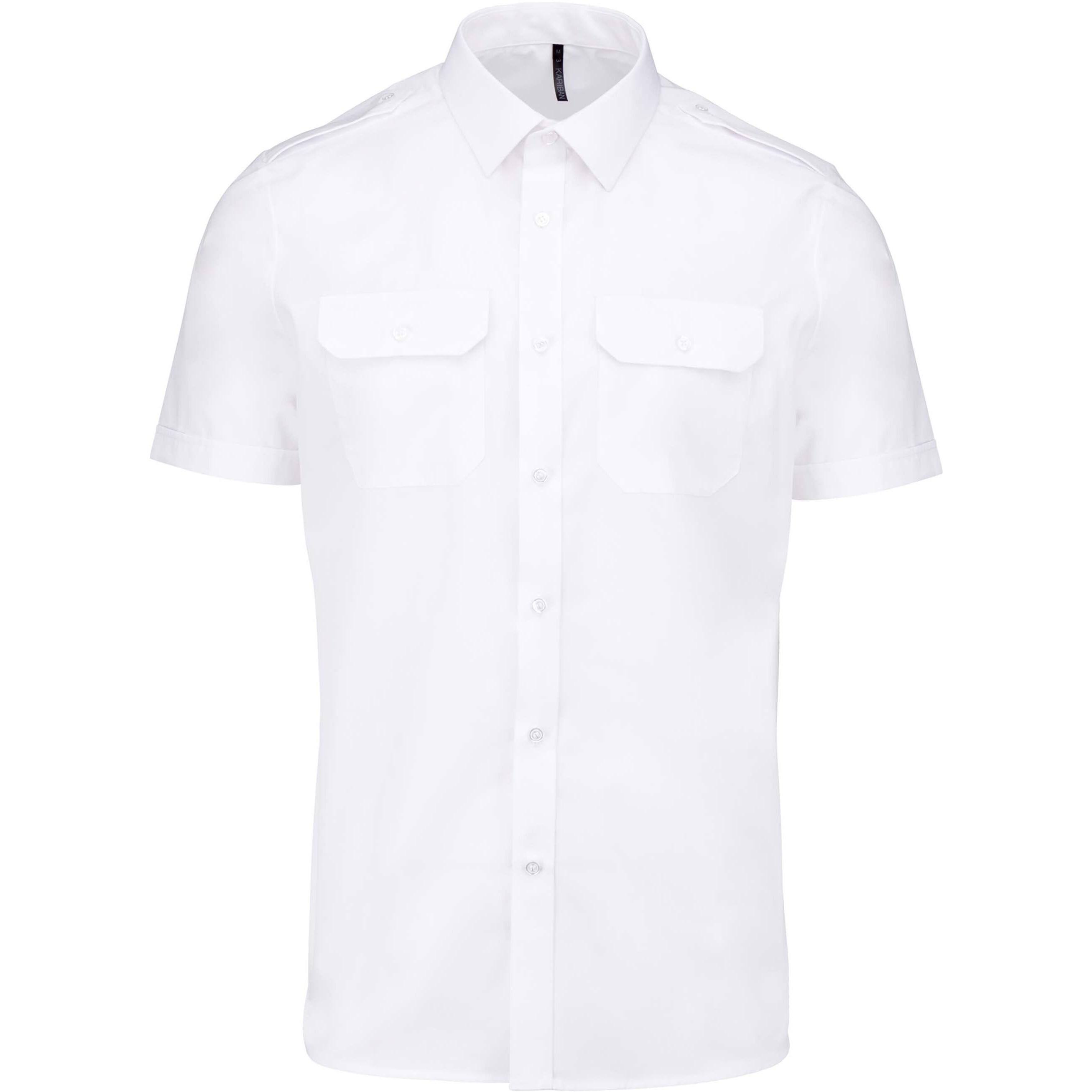 Kariban Pilote Kurzarmhemd