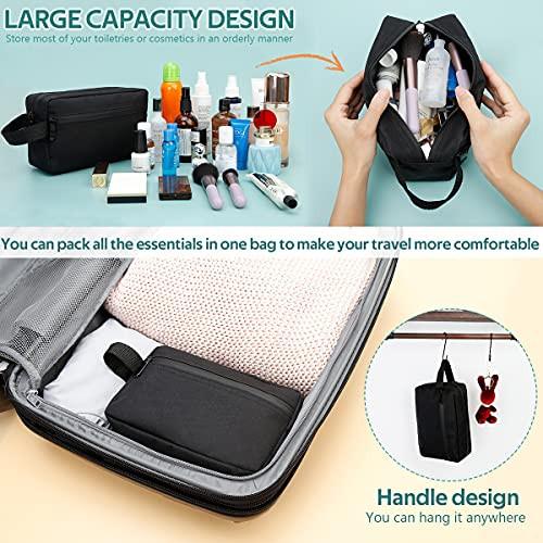 Only-bags.store Kulturbeutel Rasierbeutel für Toilettenartikel Zubehör, Aufbewahrungstaschen mit Griff für Kosmetiktasche Kulturbeutel Rasierbeutel für Toilettenartikel Zubehör, Aufbewahrungstaschen mit Griff für Kosmetiktasche