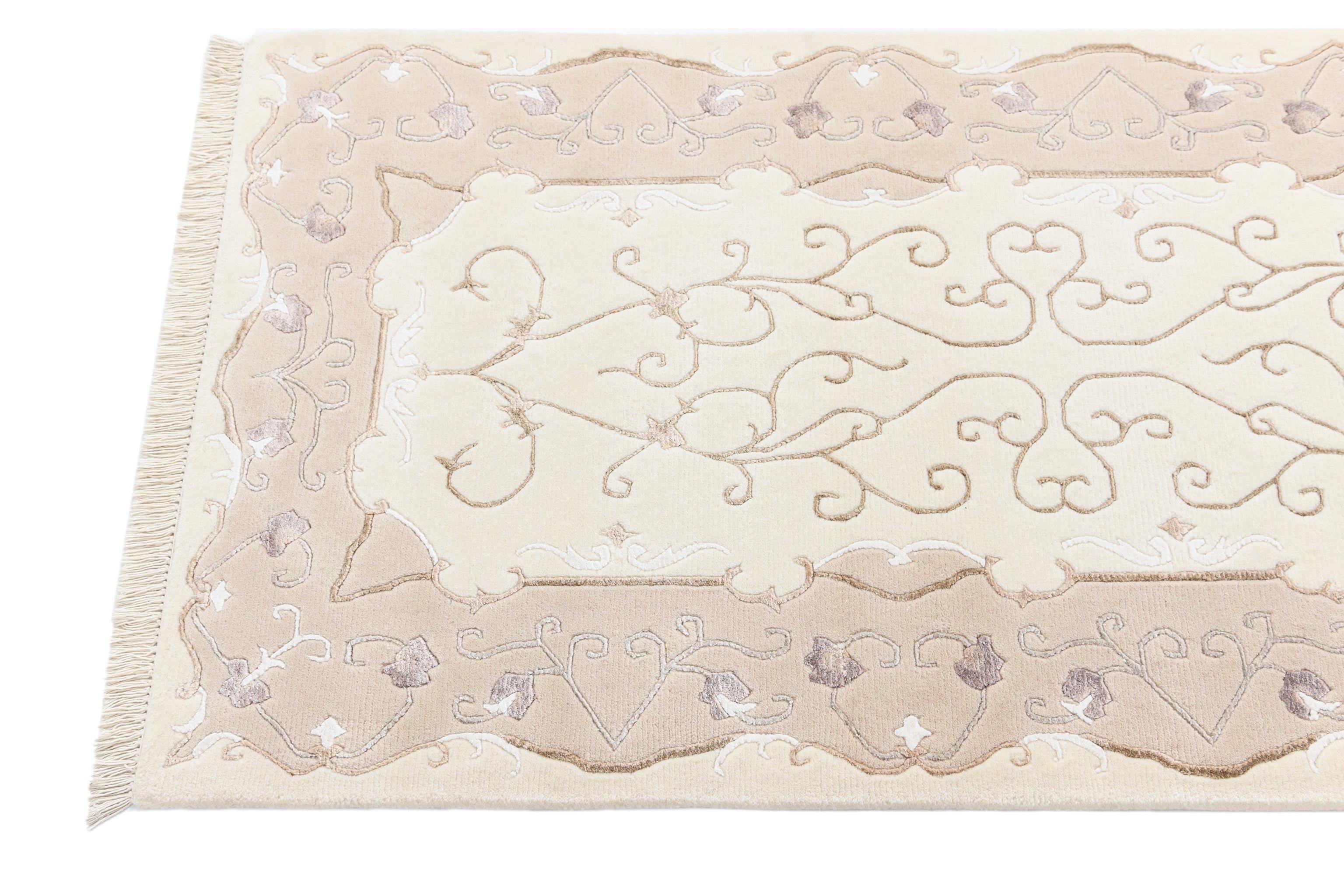 VIDAL Handgemachter Teppich Darya-Indian